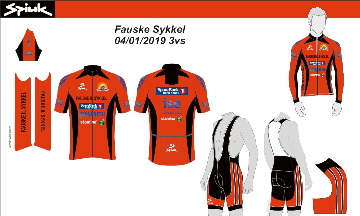 Tema klubbdrakt og sponsorer.